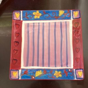 Certified International serving plates designed by artist Tracy Flickinger